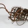 Деревянная коляска-повозка для двоих детей, 18 век.