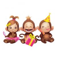 Тройняшки обезьянки